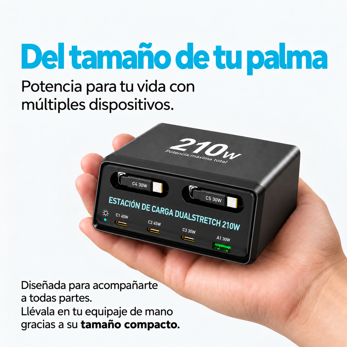 VivoCharge Pro 210W | Más potencia, menos cables