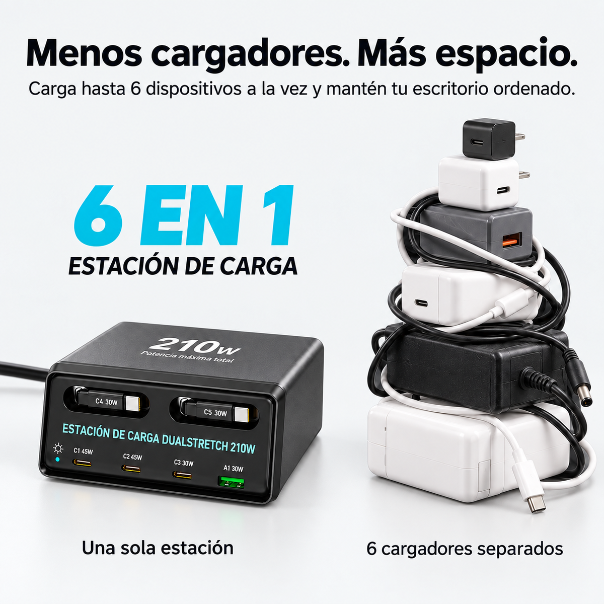 VivoCharge Pro 210W | Más potencia, menos cables
