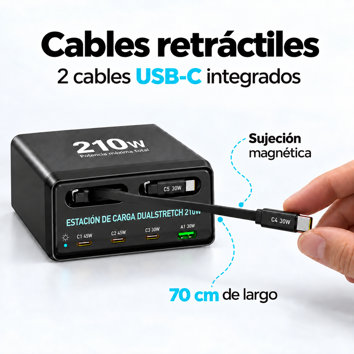 VivoCharge Pro 210W | Más potencia, menos cables
